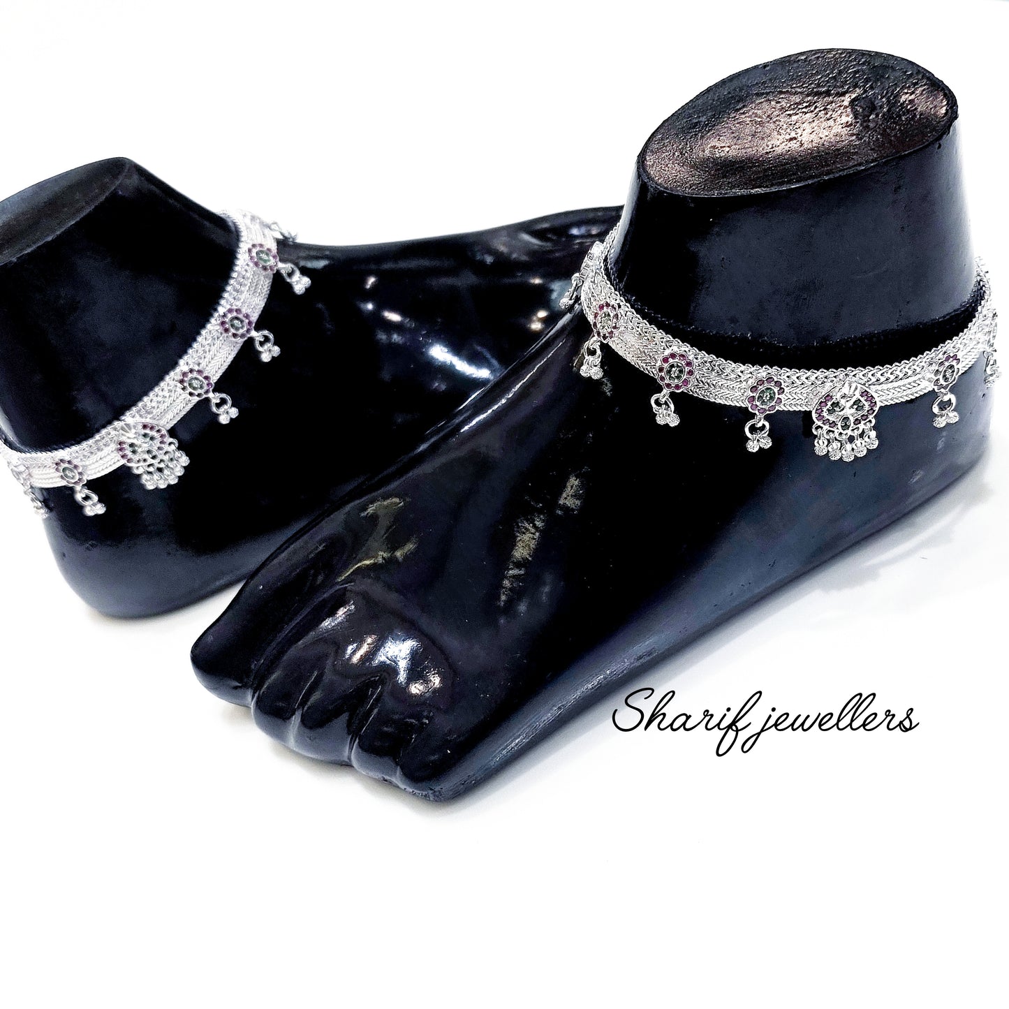 Micro Stone Anklet