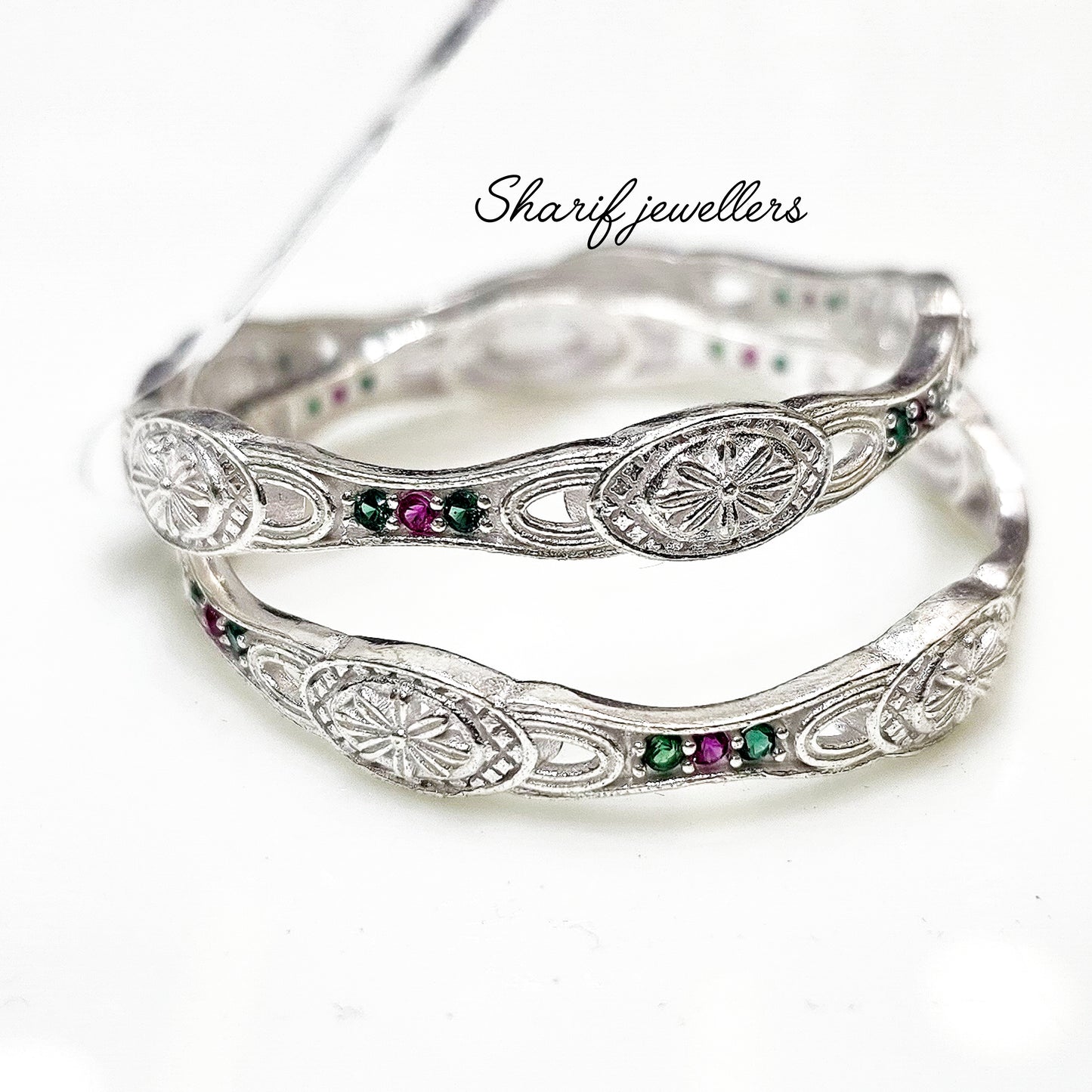 Kids Silver Bangles