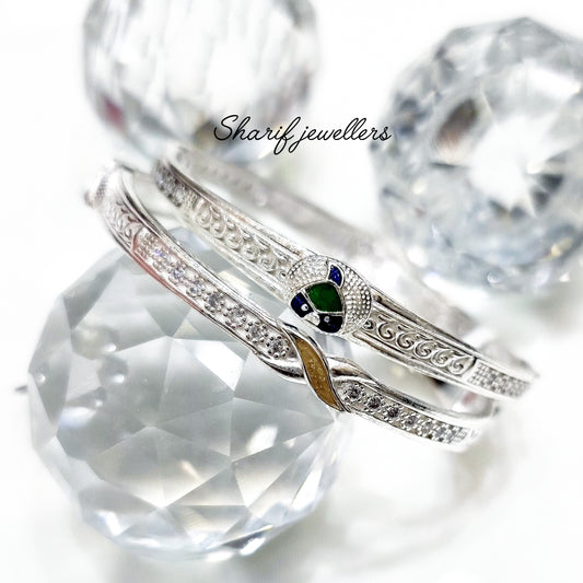Kids silver Bangles