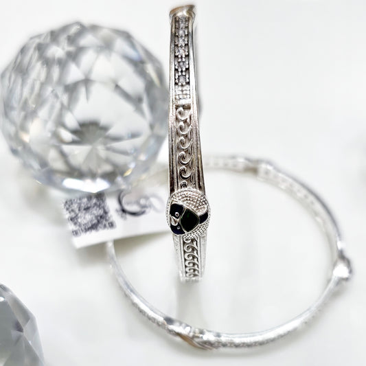 Kids silver Bangles
