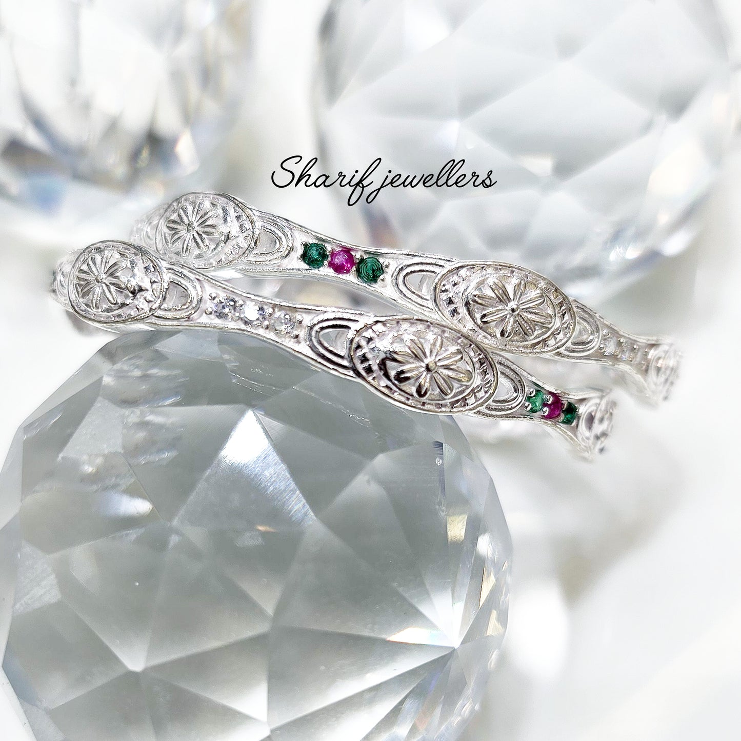 Kids Silver Bangles
