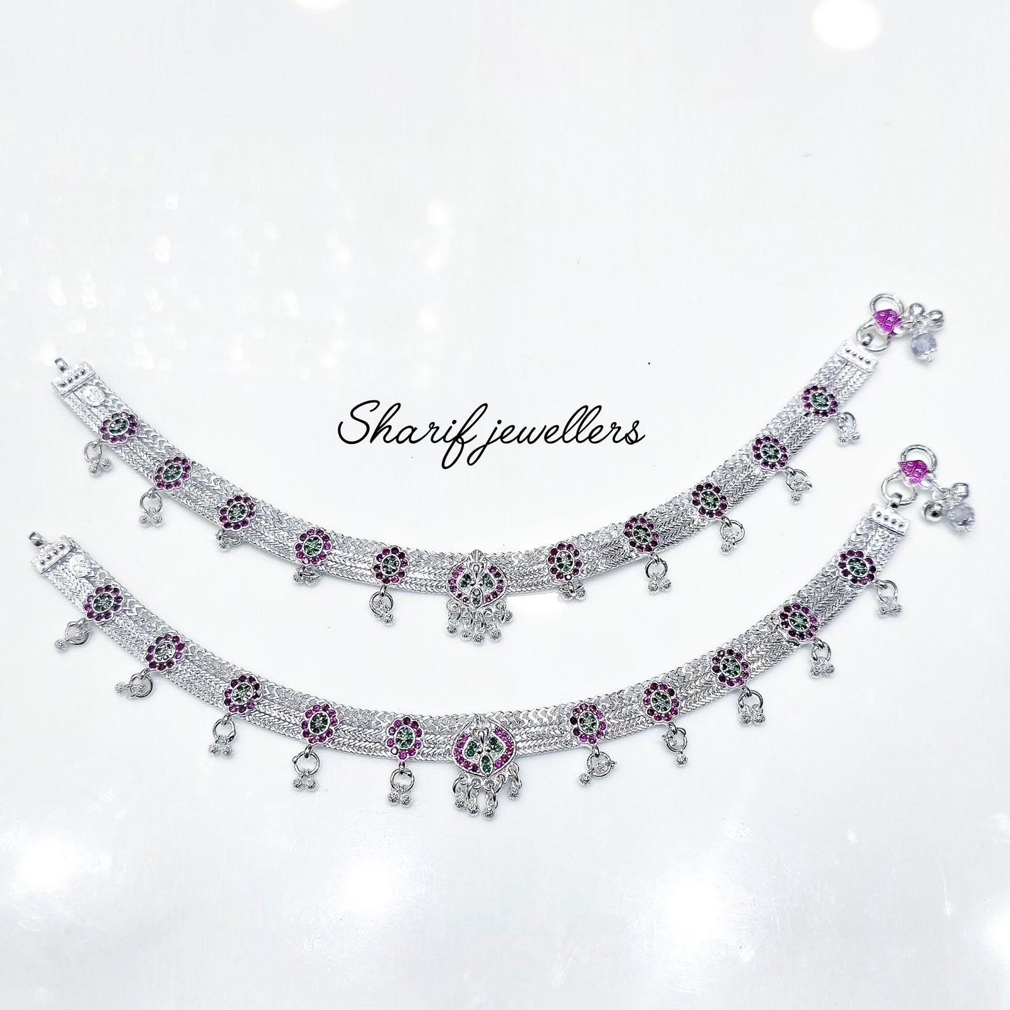 Micro Stone Anklet