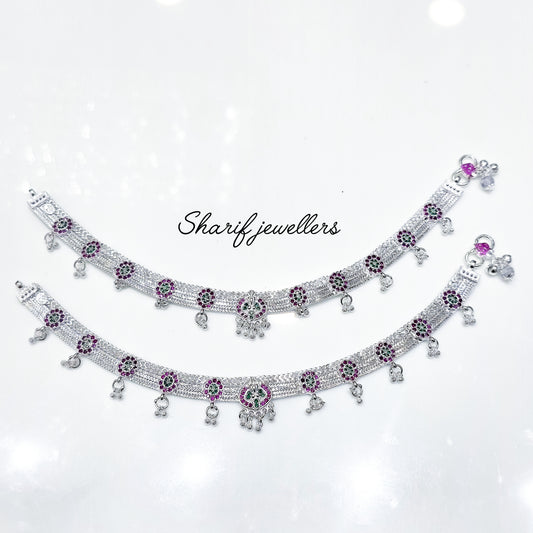 Micro Stone Anklet